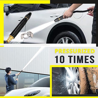 Nozzle Water Spray Gun High Pressure Nozzle Spray Water Jet Hose Nozzles Pipe For Gardening Bike,Car Wash,Window Cleaning