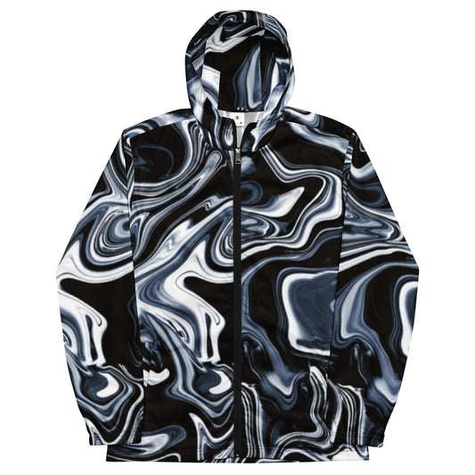 🌊 Men's Tropical Oil Spill Windbreaker