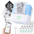 🖨️ Portable Thermal Mini Printer – Inkless Bluetooth Sticker & Label Maker