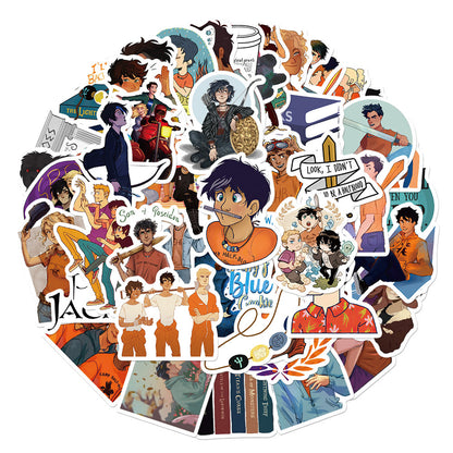 50 PCS Waterproof Percy Jackson Stickers for DIY Decor