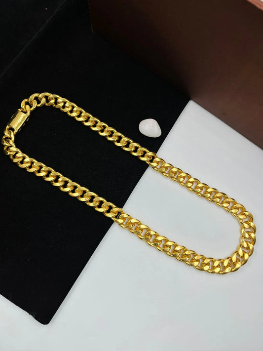 BRASS GOLDEN CHAIN FOR MEN