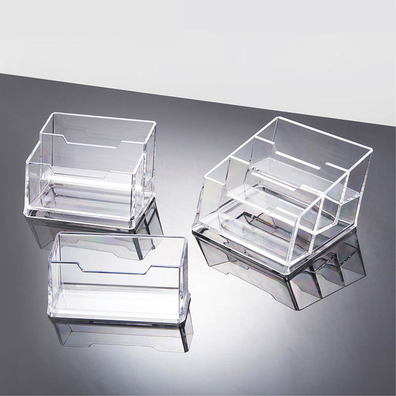 Acrylic Business Card Holder with Creative Design