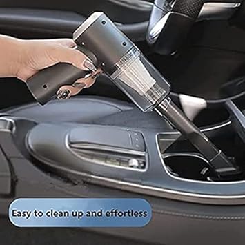 2-in-1 Wireless Handheld Vacuum Cleaner & Air Duster | Rechargeable Portable Mini Vacuum for Car & Home