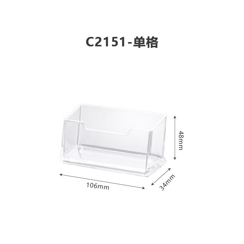 Acrylic Business Card Holder with Creative Design